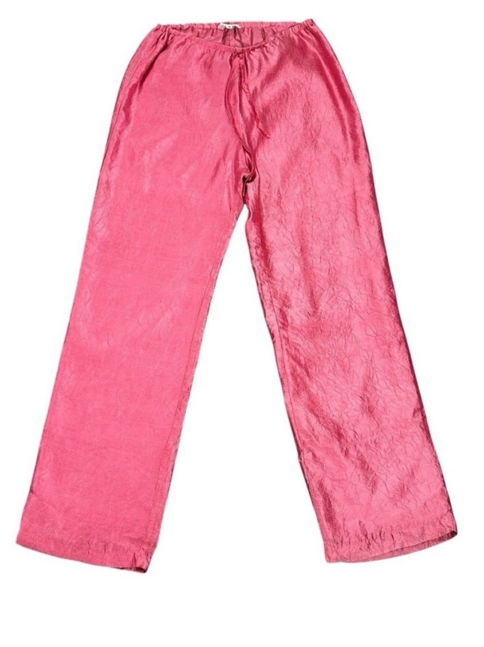 Vintage Connie Roberson
Dress Pants Pull On Size S
Solid Pink Lined 100% Silk